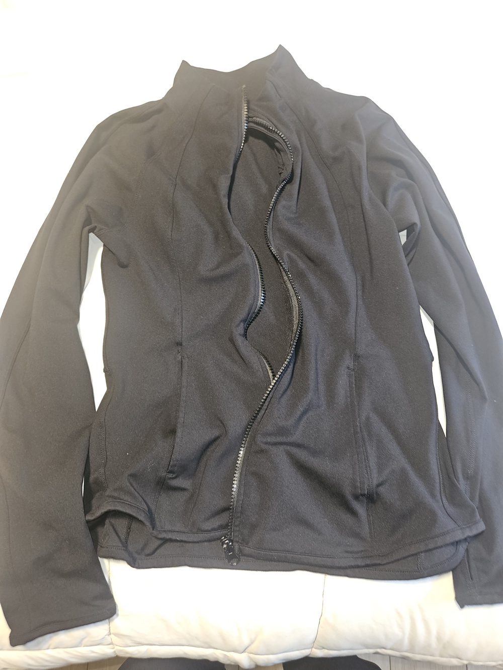 Black Women’s Zip-Up Jacket
